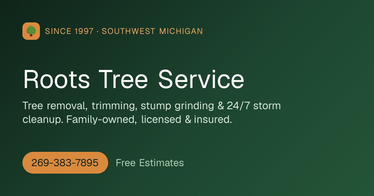 Roots Tree Service | Tree Removal & Tree Care in Kalamazoo, MI
